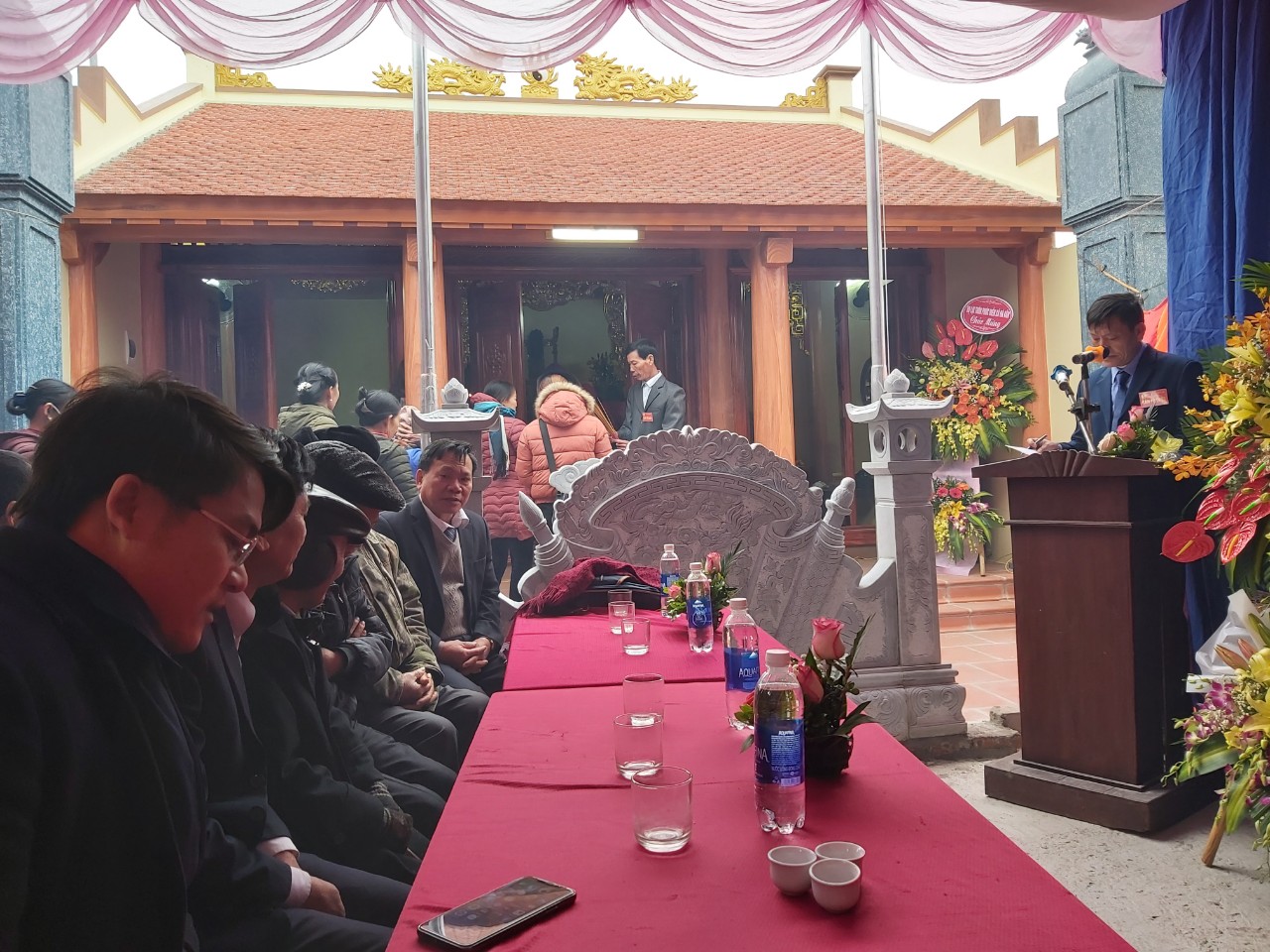 Lễ giỗ tổ và cắt băng khánh nhà thờ chi họ Lại Làng Đông, Yên Dương, Hà Trung, Thanh Hóa